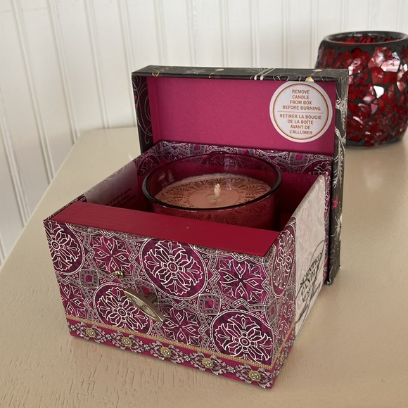 NWT Punch Studio Collectible Scented Candle & Music Box, Plays “Joy To The World - Picture 7 of 8